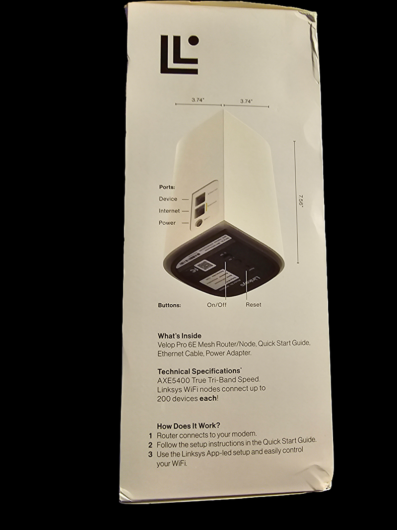Linksys Velop Pro 6E WiFi - Carolina Bargain Bin