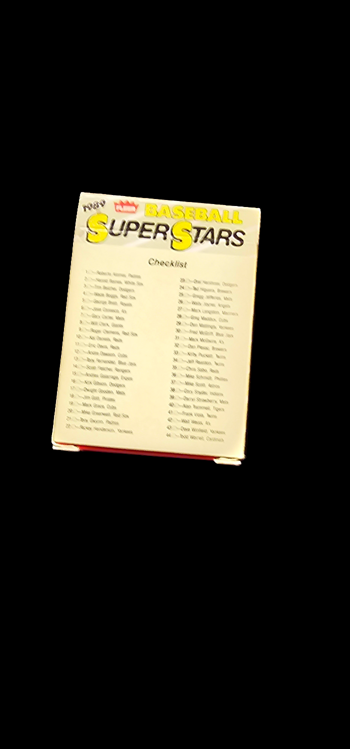 1989 Fleer Baseball Super Stars Limited Edition Box Set - Carolina Bargain Bin