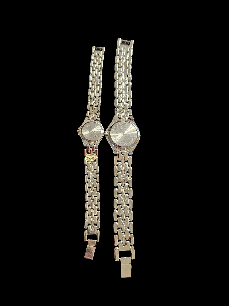 Geneva His And Her’s Quartz Watches Needs Batteries - Carolina Bargain Bin