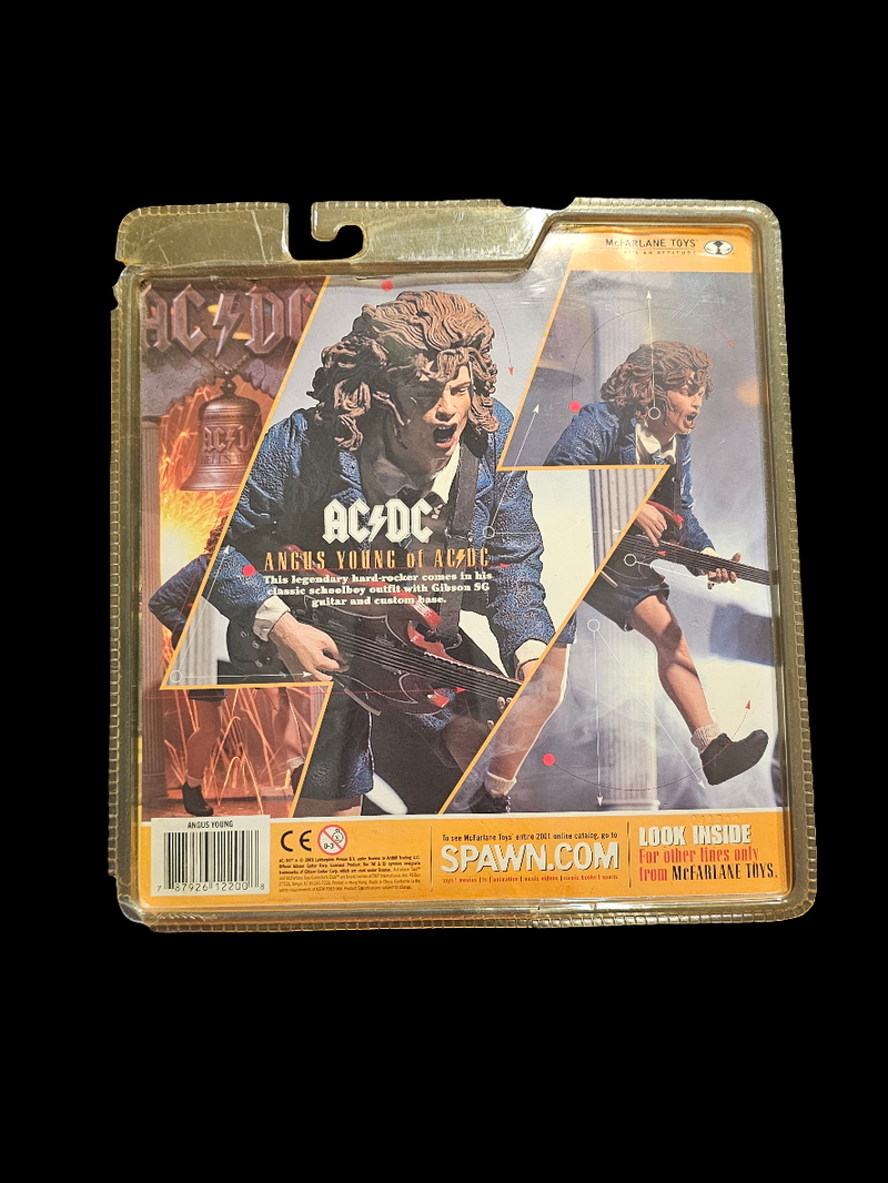McFarlane Toys Agnus Young: For Those About To Rock ACDC 2001 Action Figure - Carolina Bargain Bin