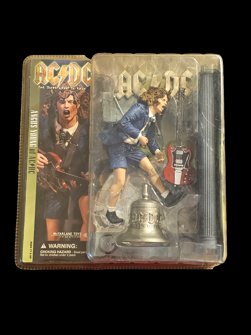 McFarlane Toys Agnus Young: For Those About To Rock ACDC 2001 Action Figure - Carolina Bargain Bin