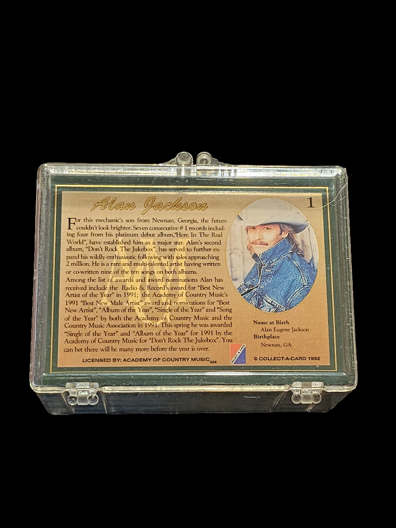 1992 COUNTRY CLASSICS Collect-A-Card Trading Card Set #1-100 Music. 99 cards - Carolina Bargain Bin