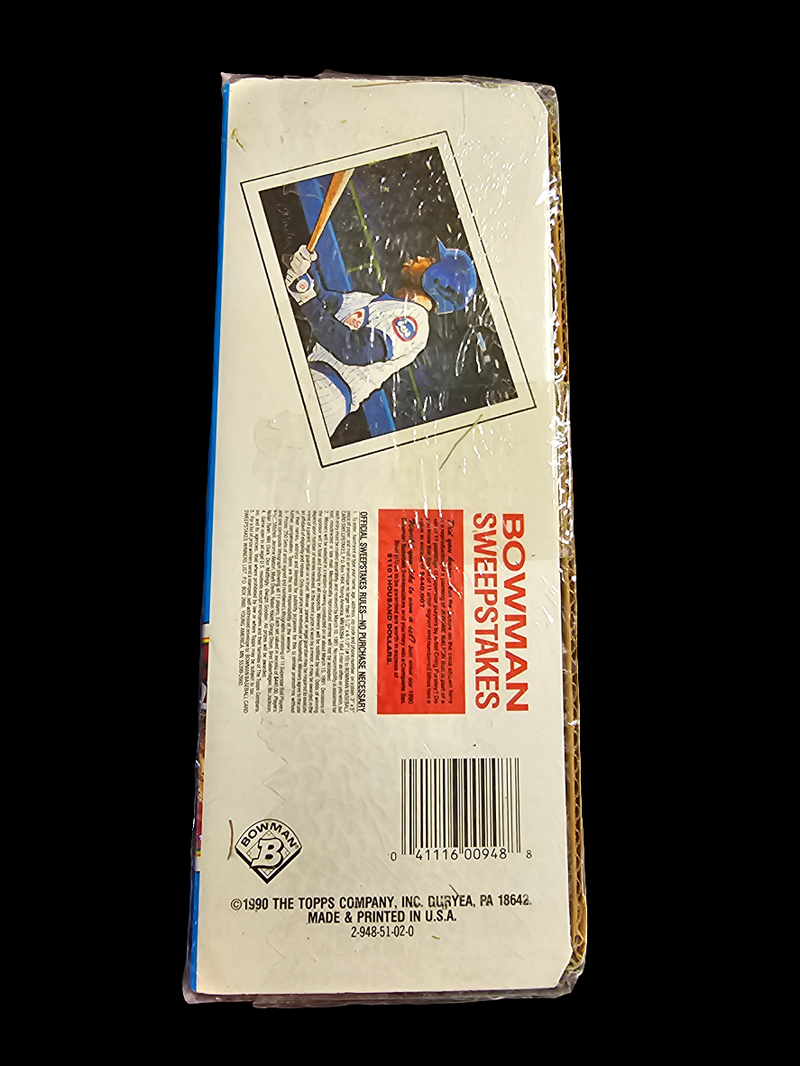 1990 Bowman Baseball Card Complete Factory Sealed Set 528 Cards Brand New Sealed - Carolina Bargain Bin
