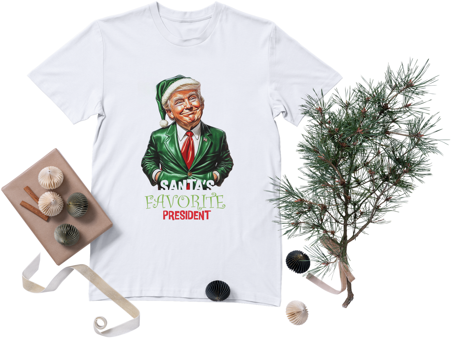 Trump Santa's favorite shirt - Carolina Bargain Bin