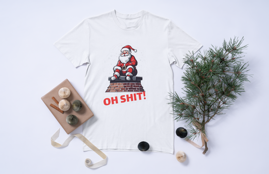 Santa chimney T-shirt - Carolina Bargain Bin