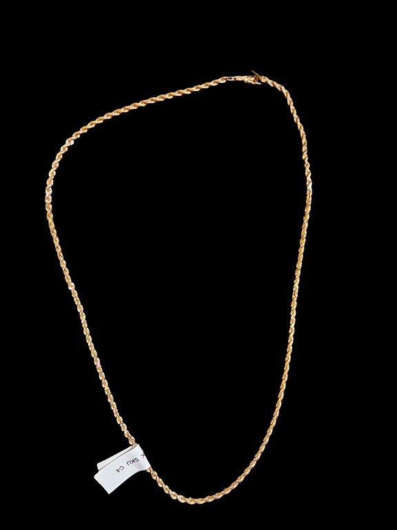 22" 14k rope chain - Carolina Bargain Bin