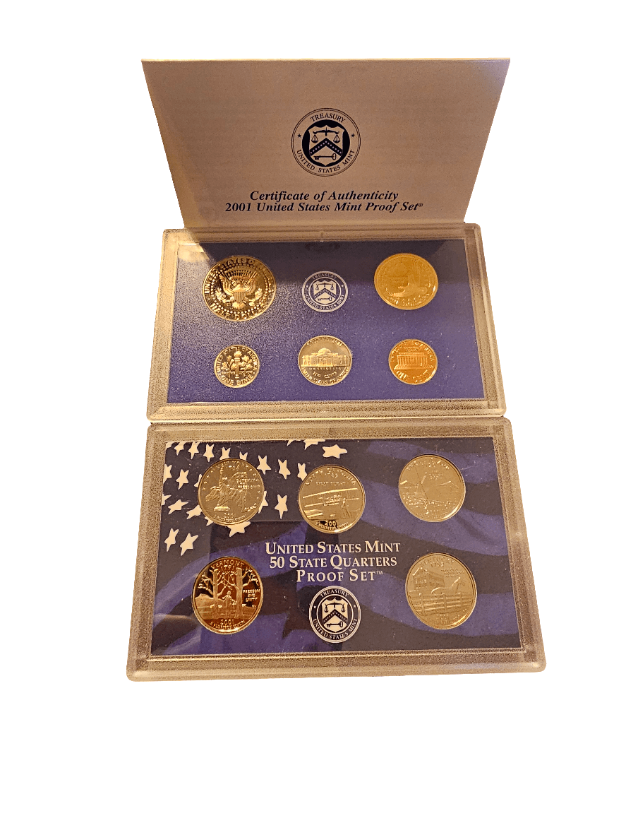 2001 coin mint proof set - Carolina Bargain Bin