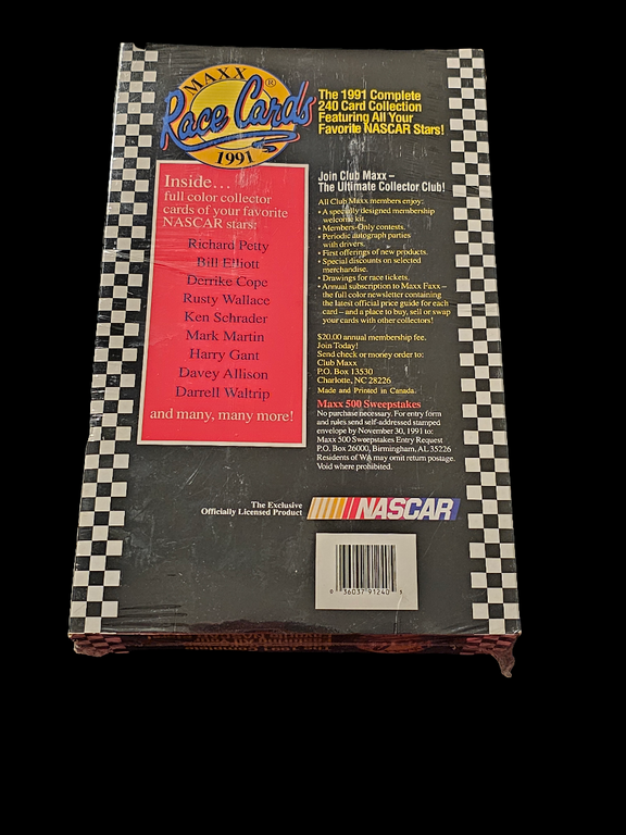 1991 Maxx Race cards set factory sealed. - Carolina Bargain Bin