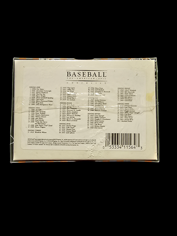 1994 Upper Deck The American Epic Ken Burns Films Baseball Box Lot Jordan Bonus - Carolina Bargain Bin