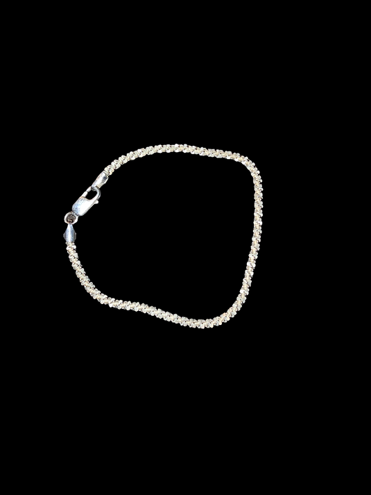 Image 6-inch sterling silver bracelet