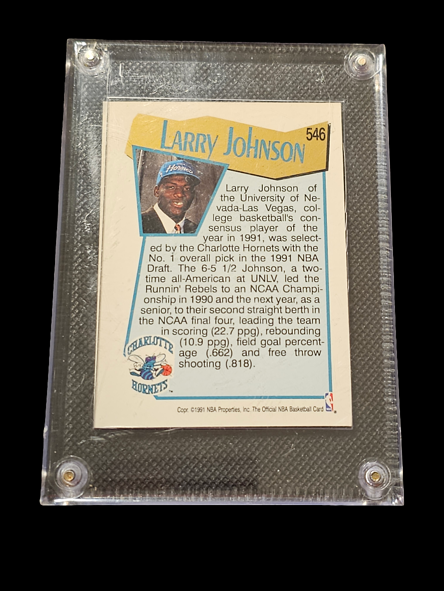 Larry Johnson 1991 Nba Hoops Nba Draft  RCs # 546 - Carolina Bargain Bin