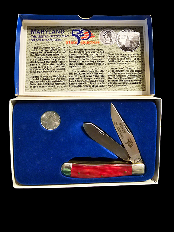 Maryland state Quarters Folding Pocket Knife - Carolina Bargain Bin