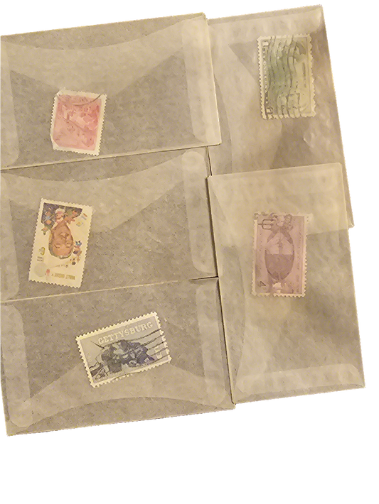 5 pack variety stamp vintage - Carolina Bargain Bin