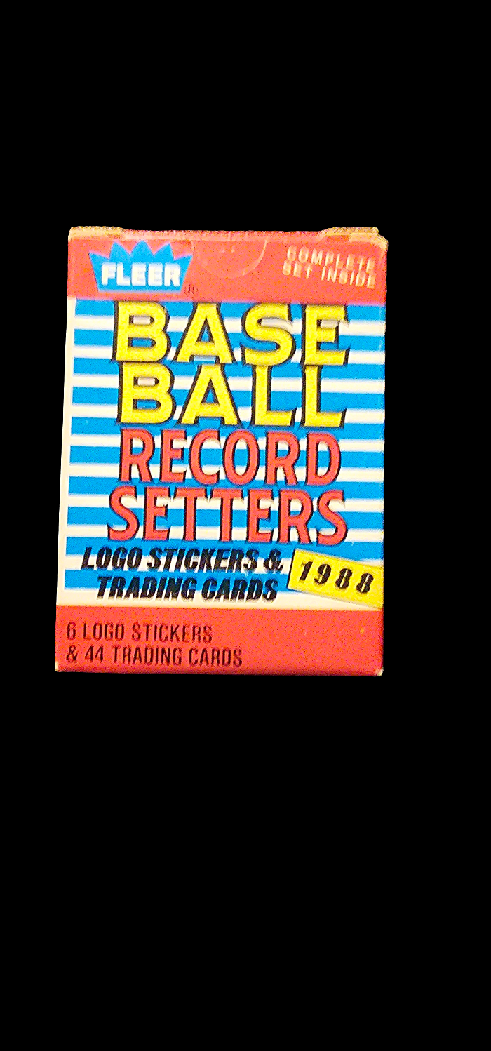 1988 Fleer Eckerd Baseball Record Setters Complete Boxed Set ~ 44 Cards - Carolina Bargain Bin