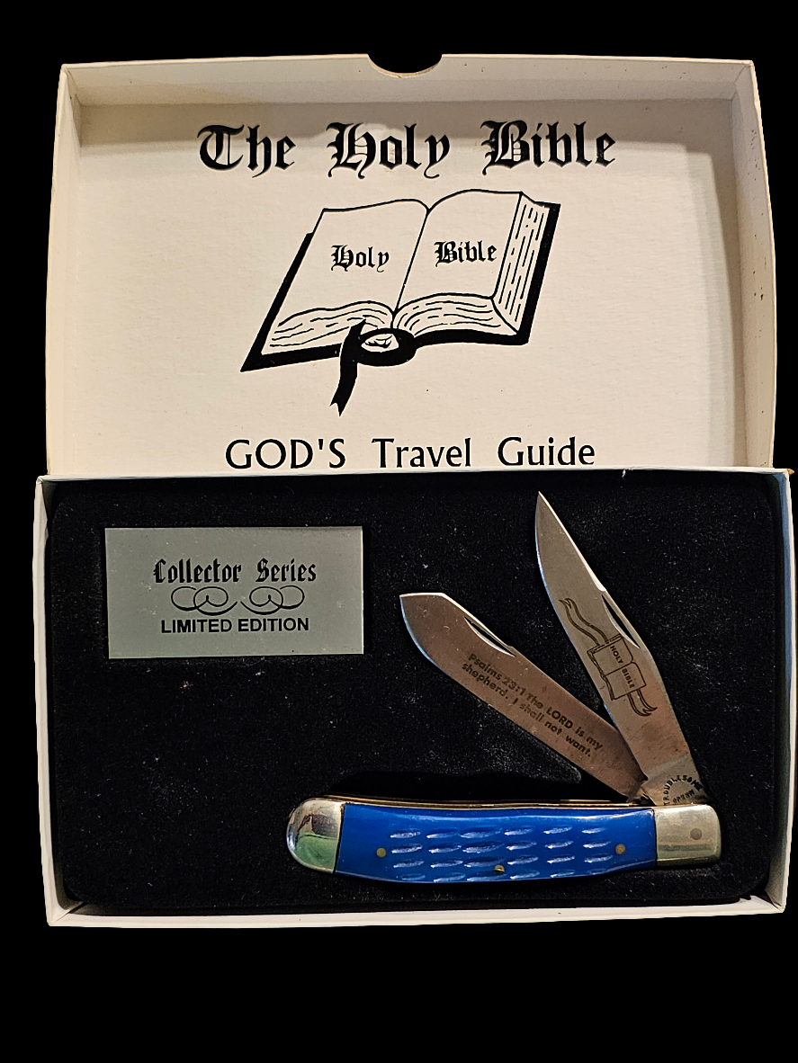 THE HOLY BIBLE TRAVEL KNIFE COLLECTOR SERIES. - Carolina Bargain Bin