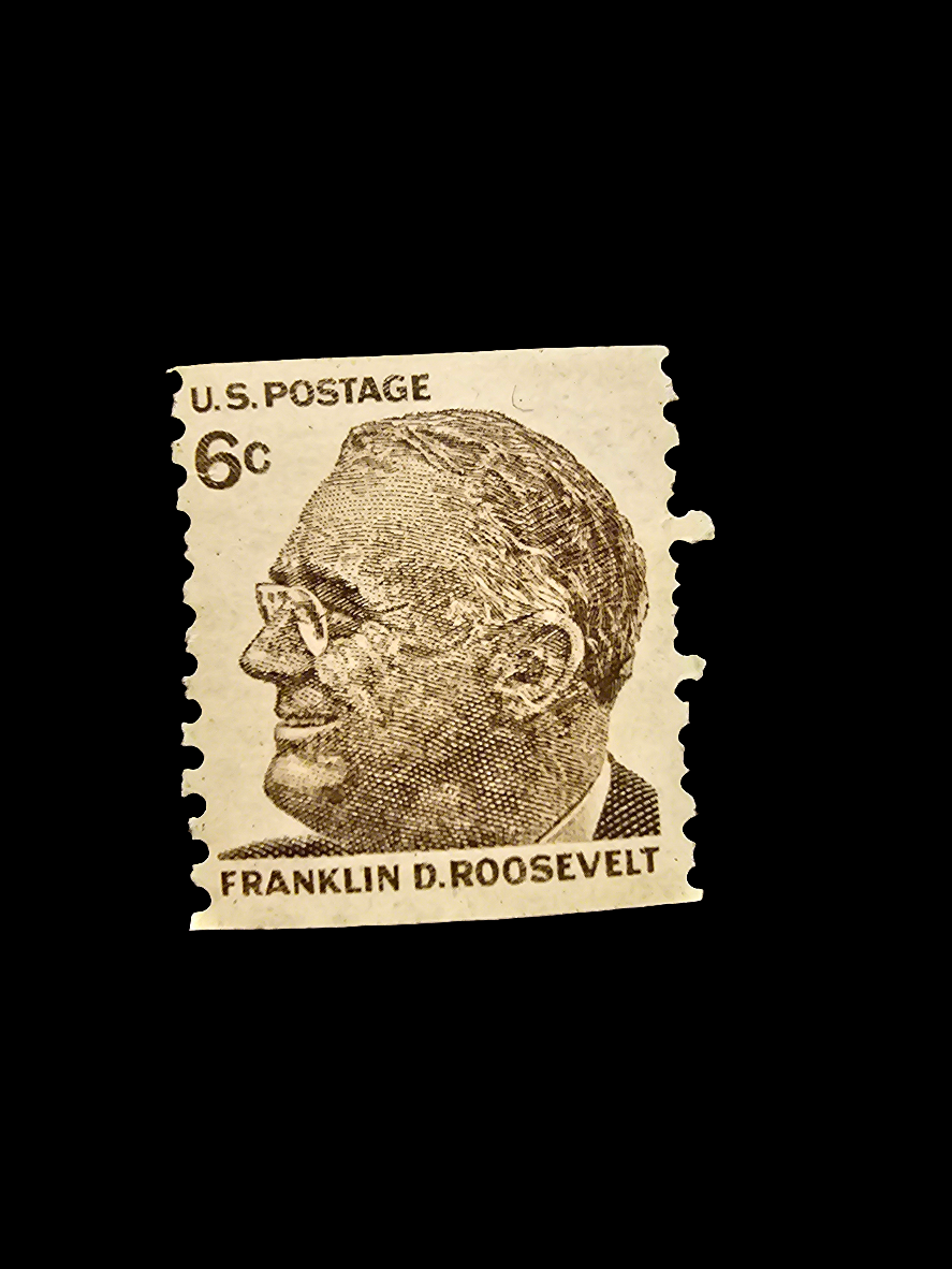 Vintage 6 Cent Franklin D. Roosevelt Postage Stamp - Carolina Bargain Bin