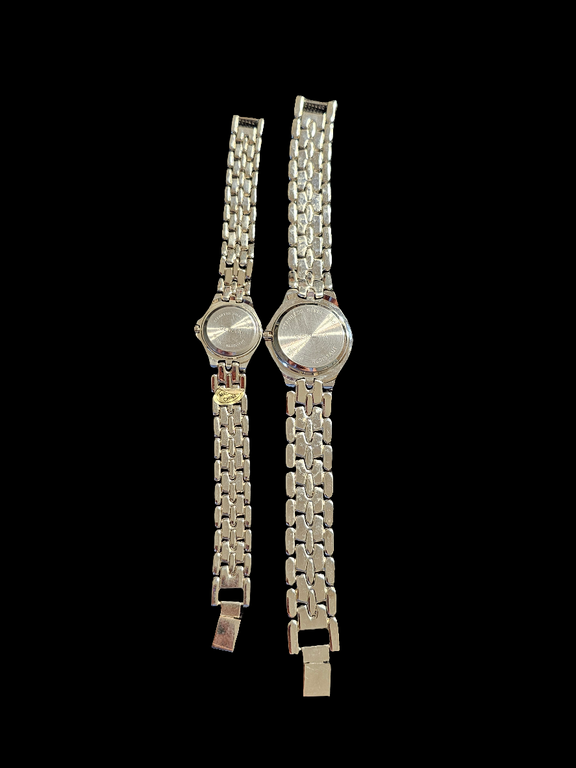 Geneva His And Her’s Quartz Watches  Needs Batteries - Carolina Bargain Bin