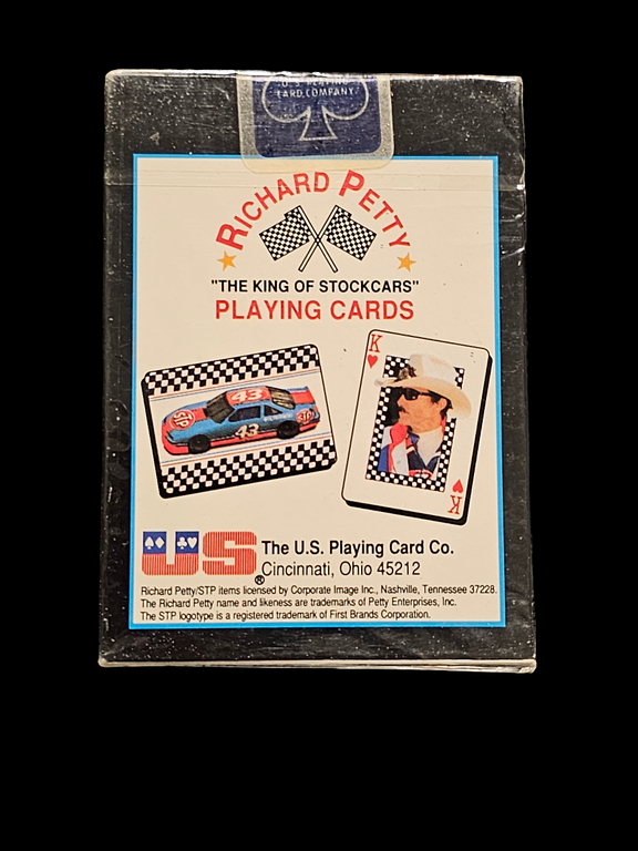 Richard Petty Playing Cards #43 STP Collectible Nascar The King of Stockcars NEW - Carolina Bargain Bin