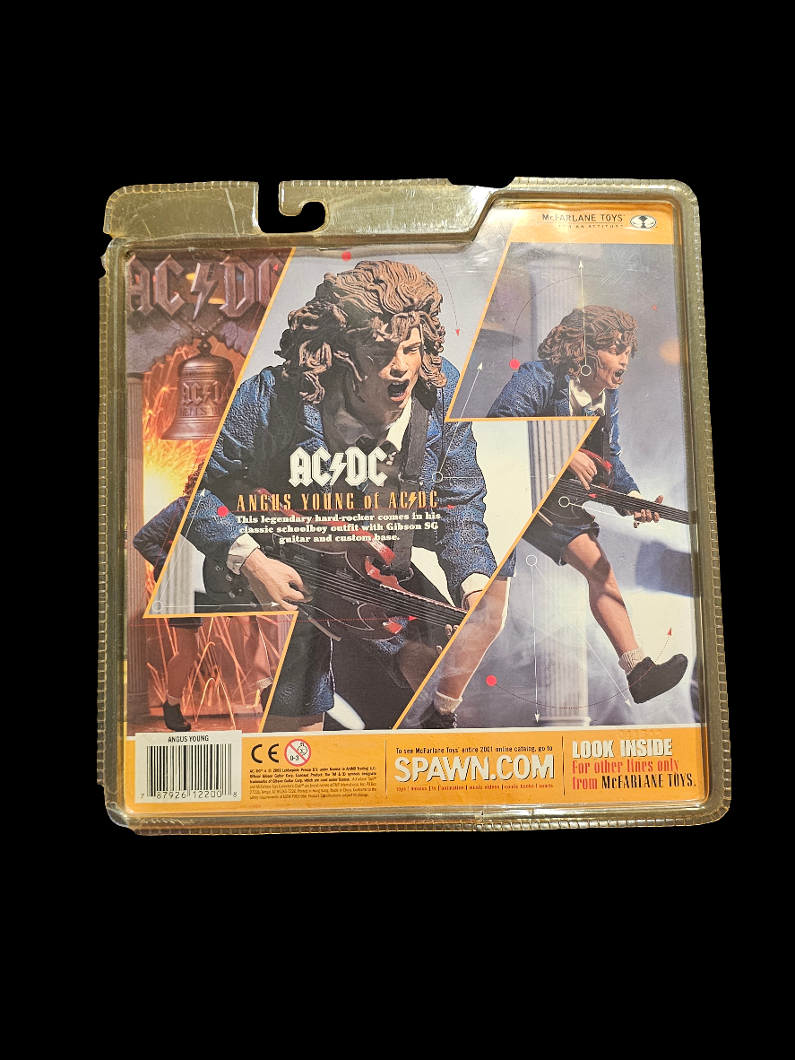 McFarlane Toys Agnus Young: For Those About To Rock  ACDC 2001 Action Figure - Carolina Bargain Bin