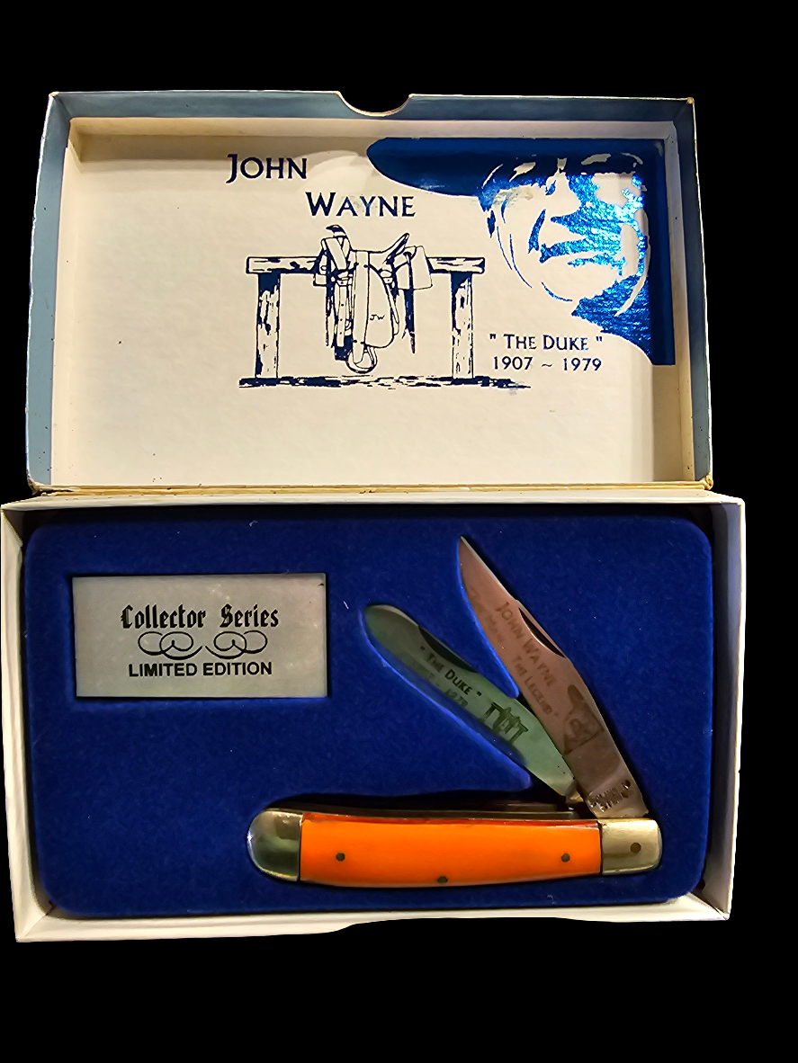 John Wayne Collector Series "The Duke" Pocket Knife - Solingen Steel - Carolina Bargain Bin