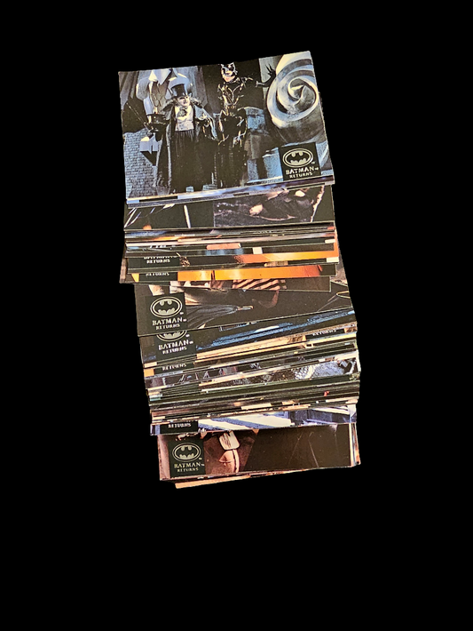 BATMAN Returns Trading Cards (1992 Stadium Club) Complete Set of 100 - Carolina Bargain Bin