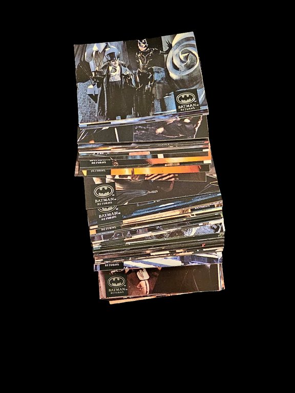 BATMAN Returns Trading Cards (1992 Stadium Club) Complete Set of 100 - Carolina Bargain Bin