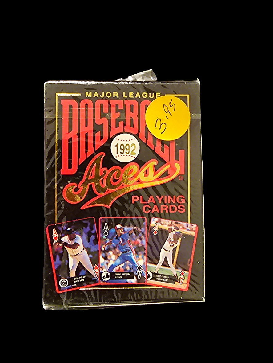 1992 Major League Baseball Aces Playing Cards! - The U.S. Playing Card Co. Factory Sealed. - Carolina Bargain Bin