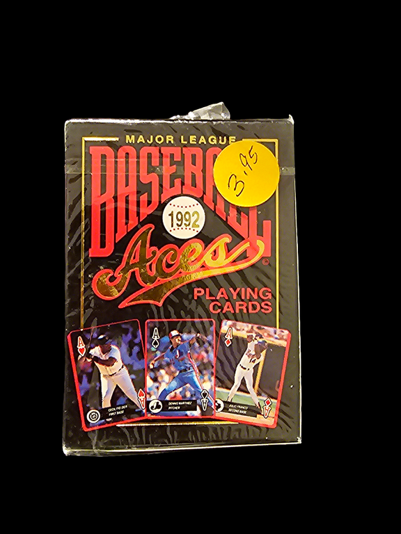 1992 Major League Baseball Aces Playing Cards! - The U.S. Playing Card Co. Factory Sealed. - Carolina Bargain Bin