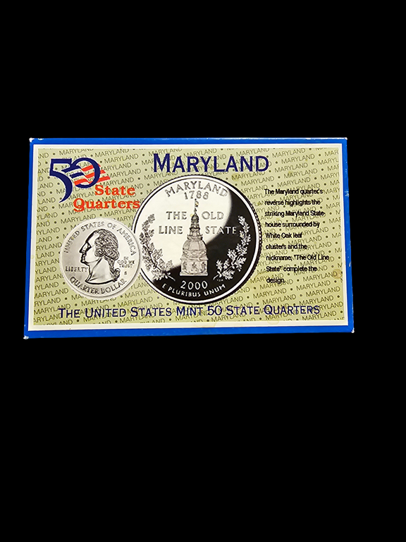 Maryland state Quarters Folding Pocket Knife - Carolina Bargain Bin