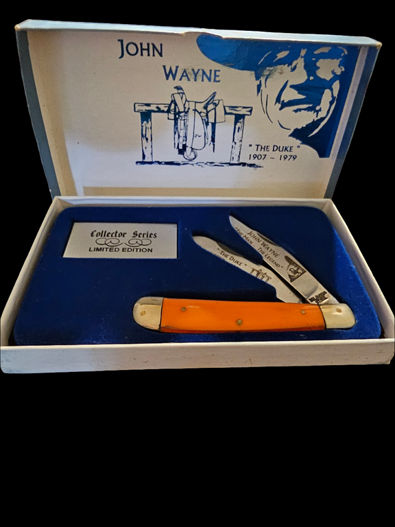 John Wayne Collector Series "The Duke" Pocket Knife - Solingen Steel - Carolina Bargain Bin