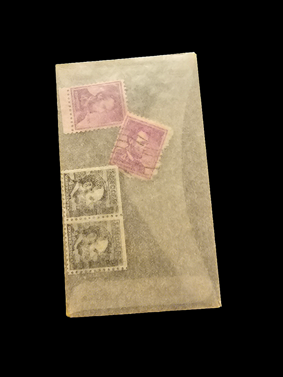 Vintage Lincoln stamp - Carolina Bargain Bin