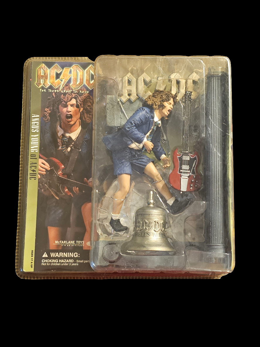 McFarlane Toys Agnus Young: For Those About To Rock  ACDC 2001 Action Figure - Carolina Bargain Bin