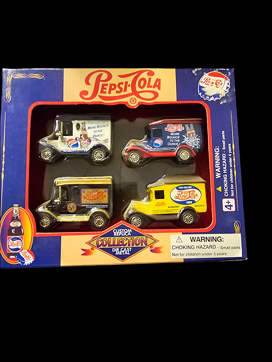 * Pepsi-Cola Collection of Custom Replica Die Cast Metal Toy Truck Vehicles - Carolina Bargain Bin