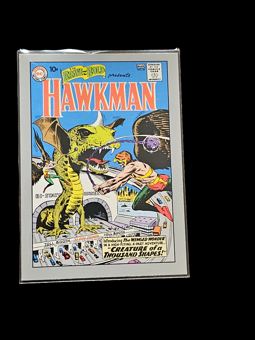 HAWKMAN The Brave & The Bold DC Impel 1991 Classic Cover #34 Card #172 Mint. - Carolina Bargain Bin