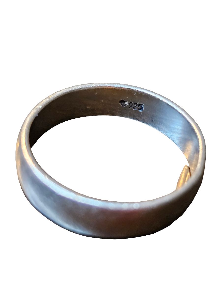 Silver wedding band - Carolina Bargain Bin