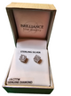 Sterling silver 1/4 diamond earrings - Carolina Bargain Bin