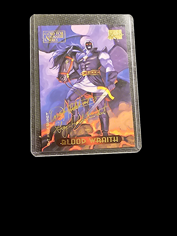 1994 Marvel Masterpieces Gold Signature #14 Blood Wraith - Carolina Bargain Bin