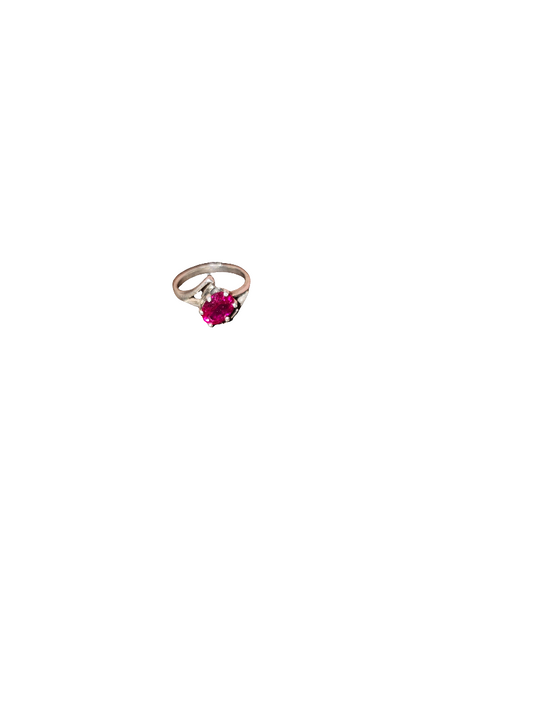 Ruby sterling silver ring. - Carolina Bargain Bin