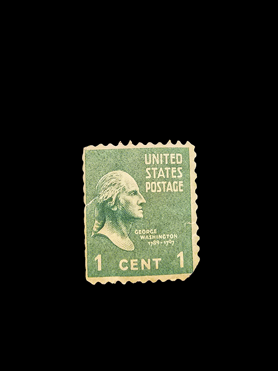 RARE VINTAGE 1 CENT STAMP - Carolina Bargain Bin