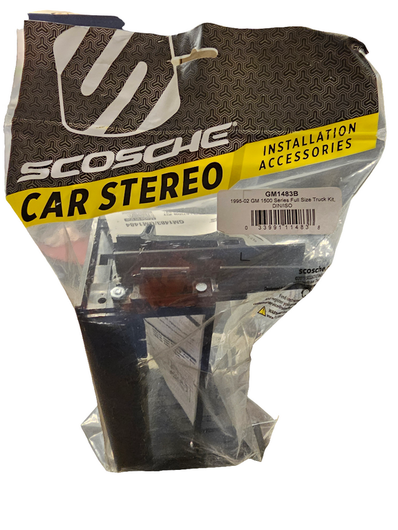 Scosche Gm1483b Compatible with 1995-02 GM Full Size Truck ISO / DIN Dash Kit - Carolina Bargain Bin