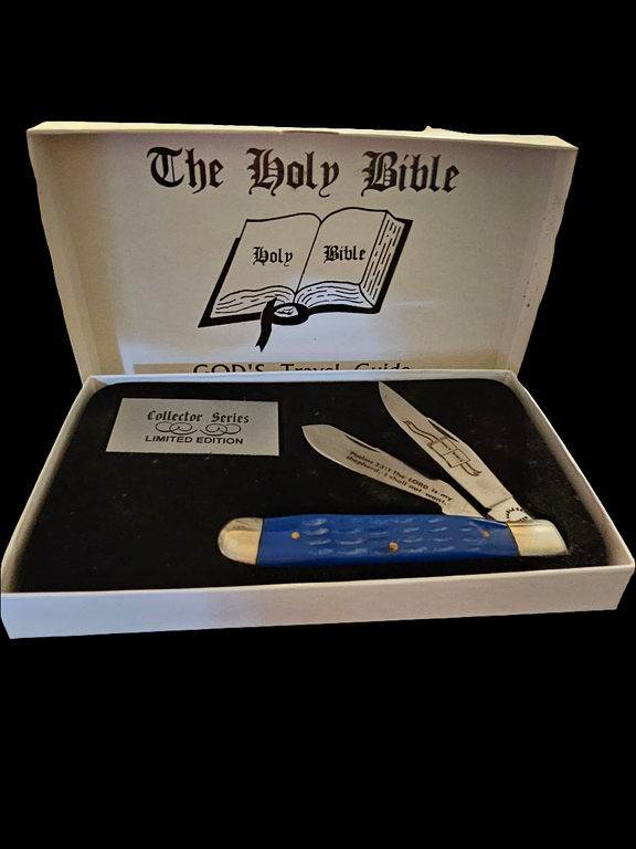 THE HOLY BIBLE TRAVEL KNIFE COLLECTOR SERIES. - Carolina Bargain Bin