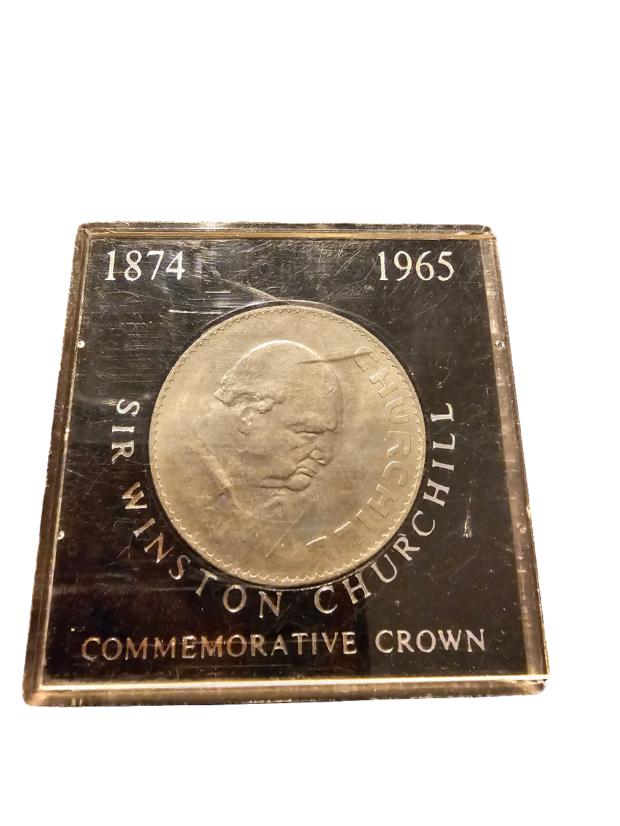 1874-1965 sir winston churchhill coin - Carolina Bargain Bin