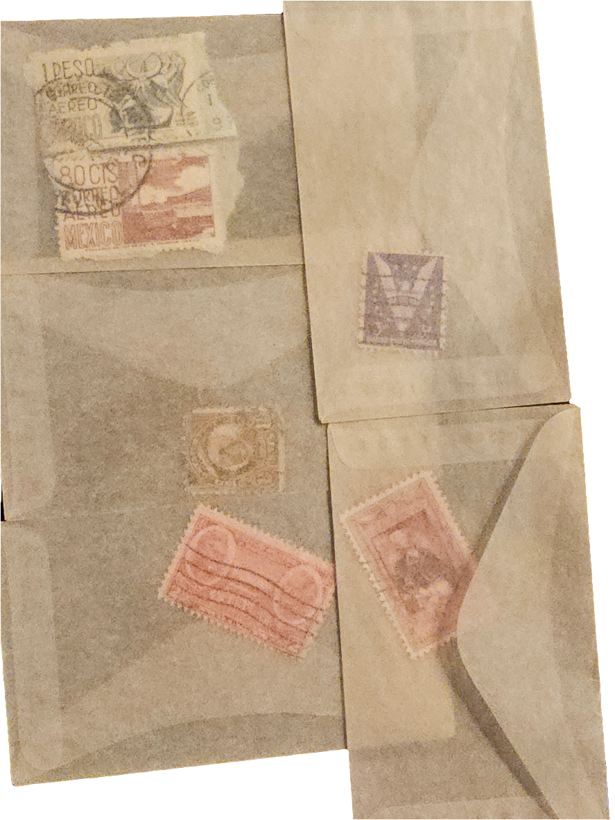 5 pack variety stamp vintage - Carolina Bargain Bin