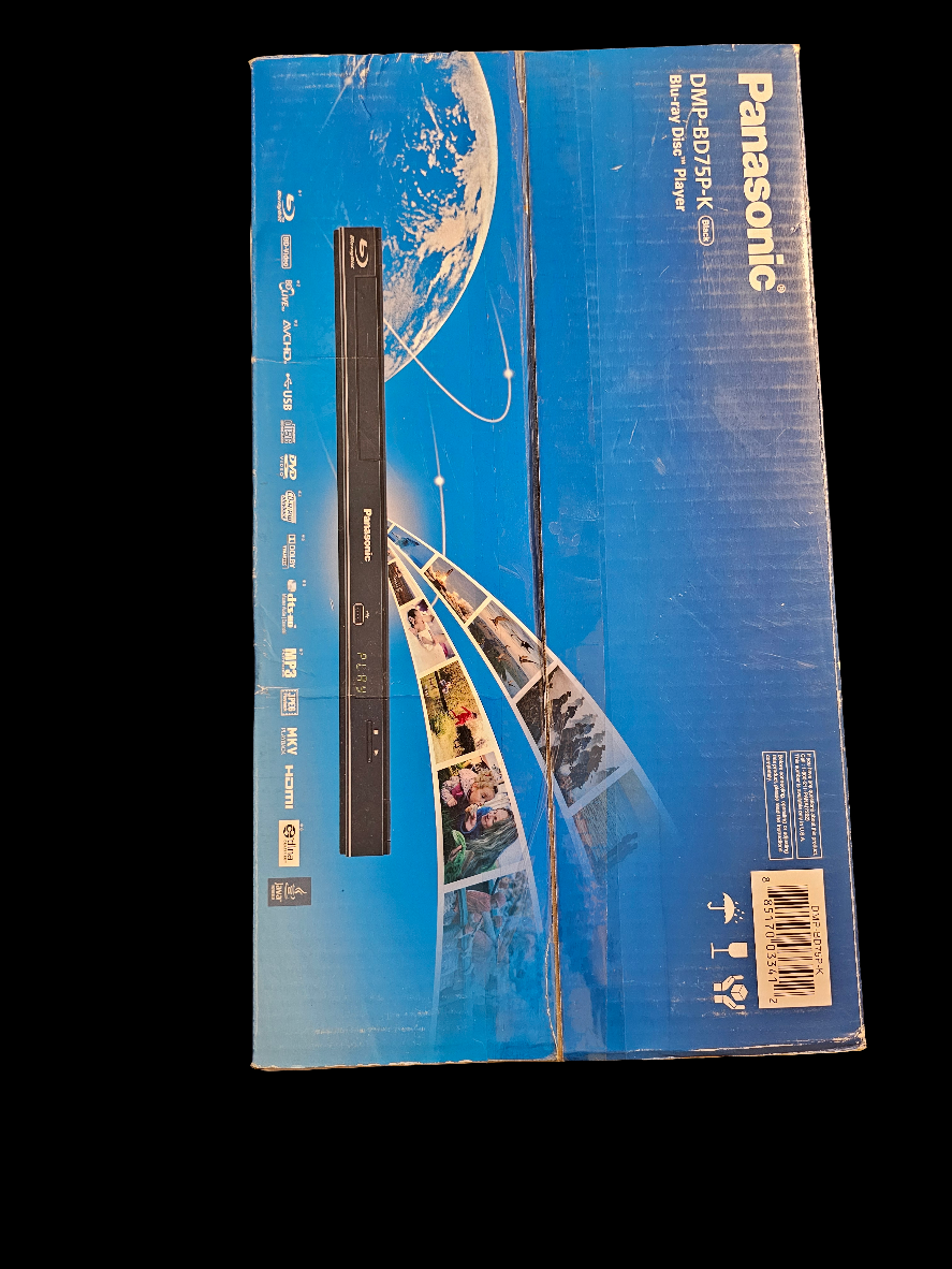 Panasonic DMP-BD75-K Blu-ray/DVD Player new in sealed box - Carolina Bargain Bin