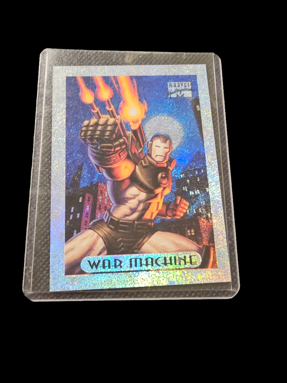 🔥Rare🔥1994 Marvel Masterpieces Limited Edition Holofoil War Machine #10/10 - Carolina Bargain Bin