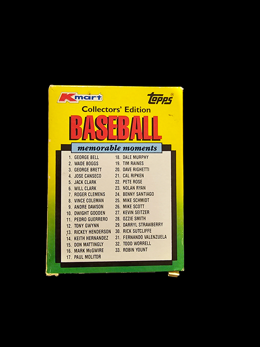 1988 Kmart/Topps Collectors Edition Baseball "Memorable Moments" - Carolina Bargain Bin