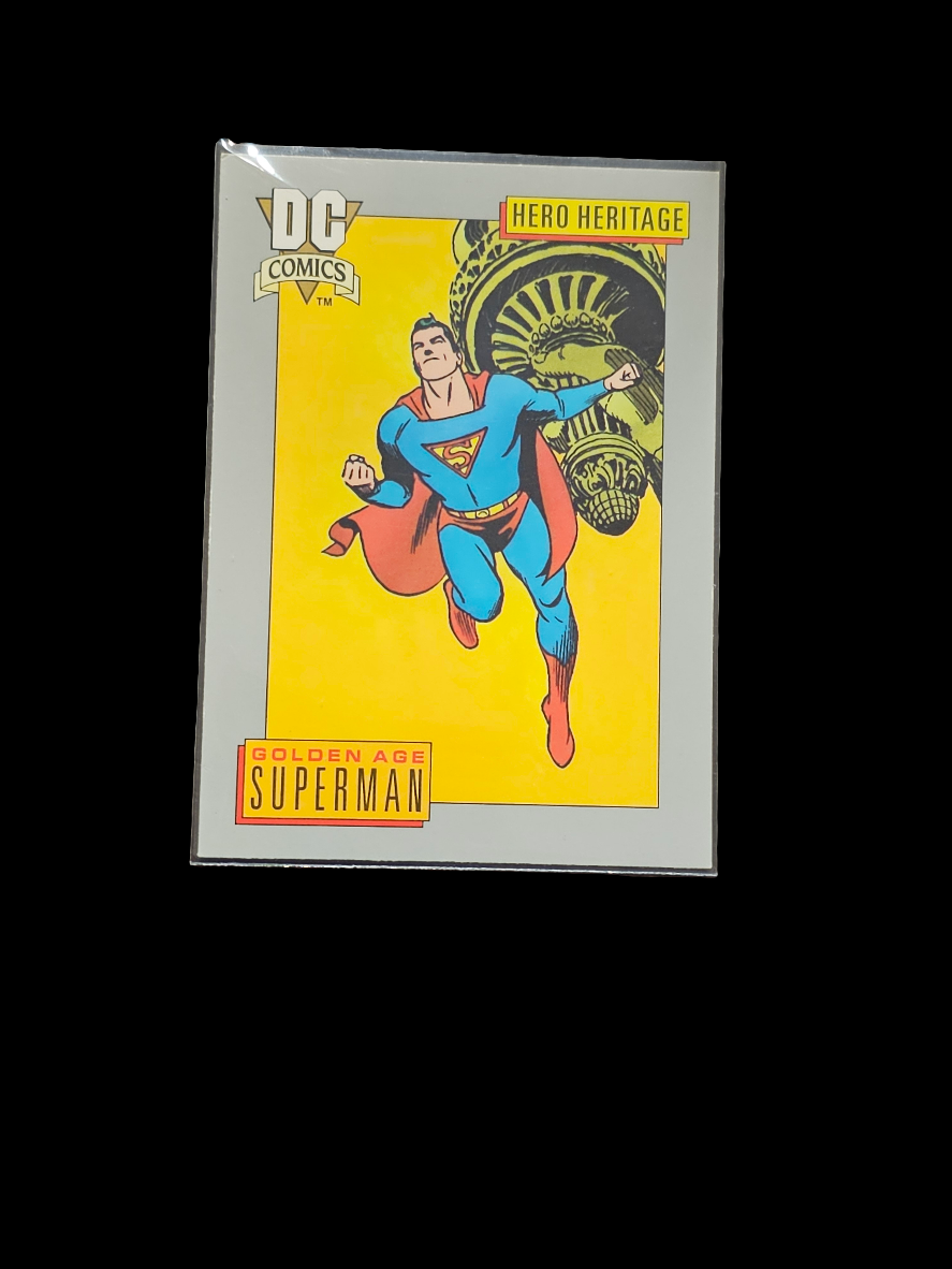 1991 DC Comics Hero Heritage Golden Age Superman Card #16 - Carolina Bargain Bin