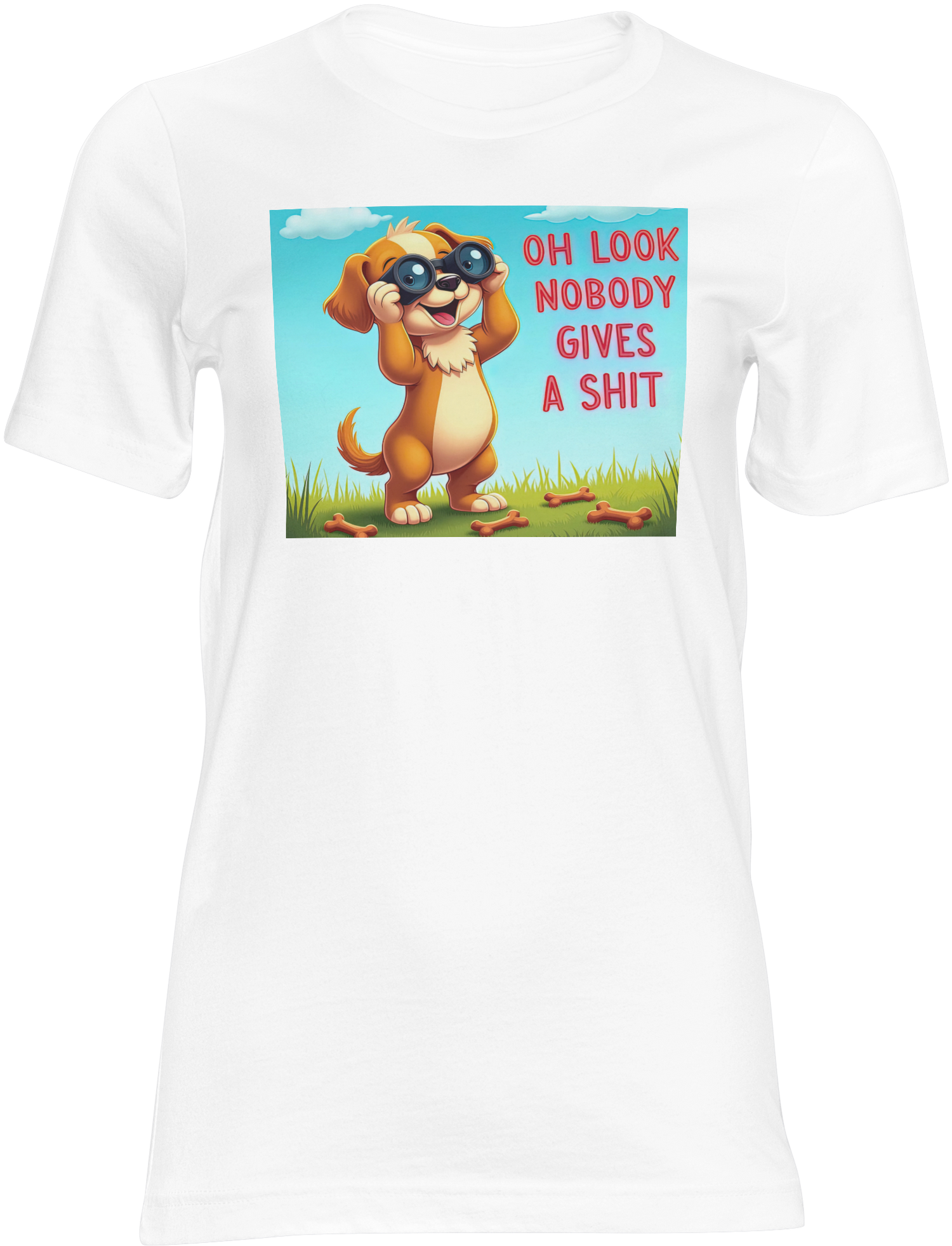 Looking dog T-shirt - Carolina Bargain Bin