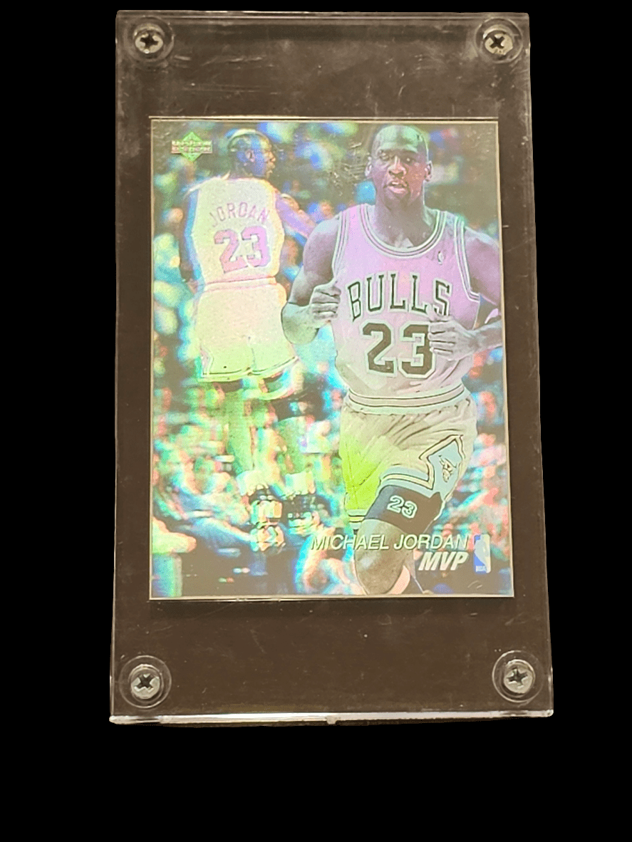 Jordan 91 holographic card - Carolina Bargain Bin